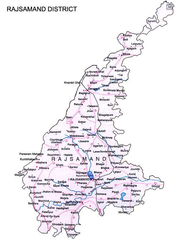 Rajsamand map