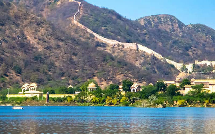 Ramgarh Lake in Jaipur