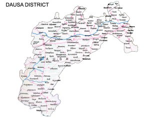 Dausa District Road Map