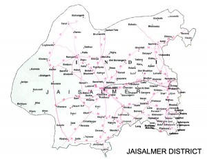 Jaisalmer Map In Hindi Jaisalmer District Map - View Jaisalmer District Road Map Of Jaisalmer  District