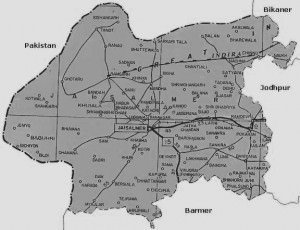 Jaisalmer District Road Map