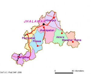 Jhalawar District Map
