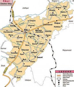 Pali District Map