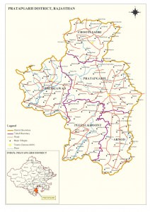 Pratapgarh District Map