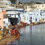 Puhskar Lake and Temple