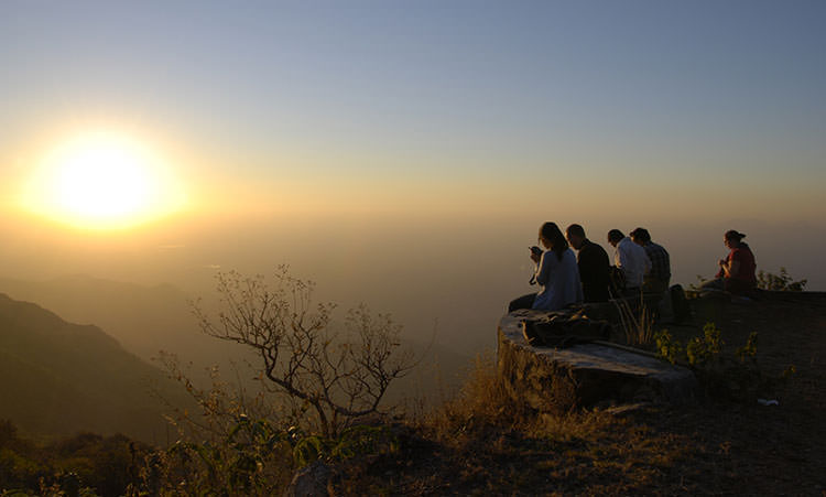 Sunset at Mount Abu in Rajasthan